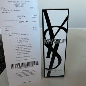 YSL Myslf cologne 100ml
